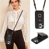 RFID Blocking Ring Holder Wallet Case for iPhone