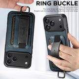 Card Holder Wrist Strap Case For iPhone