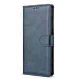 Business Leather Flip Book Card Wallet Case for Samsung