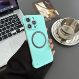 Ultra Thin Hard PC Magnetic Frameless Case for iPhone