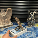 Gyroscope Stand Electroplated Heat-Dissipating Hard Case for IPhone