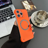 Ultra Thin Hard PC Magnetic Frameless Phone Case For Samsung