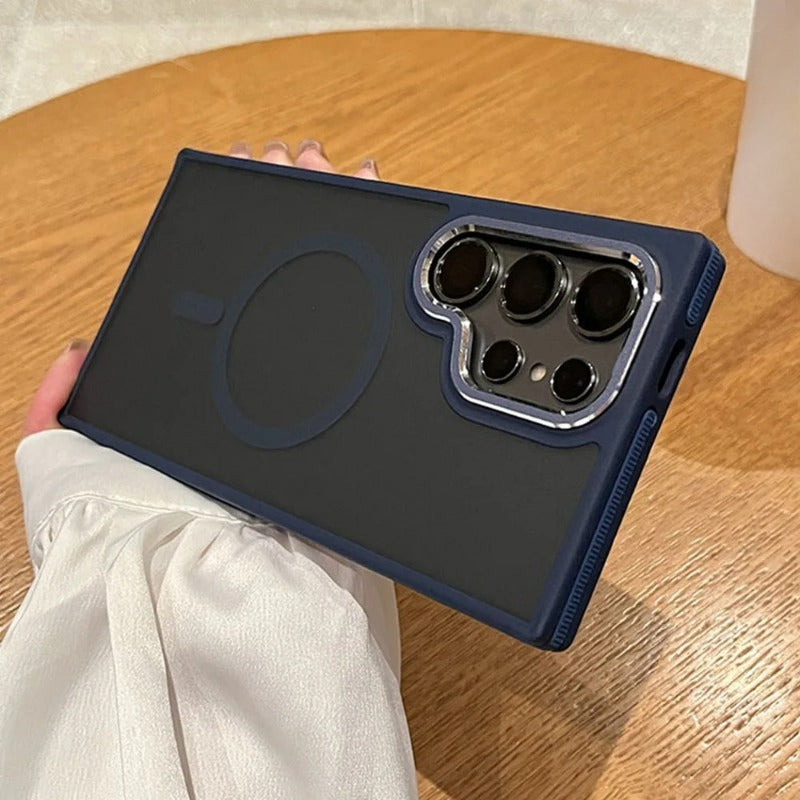 Magsafe Non-Slip Frame Armor Wireless Charging Case For Samsung