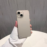 Magnetic Matte Frameless Case for iPhone