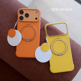 Borderless Ultra-Thin PC Magnetic Kickstand Case for iPhone