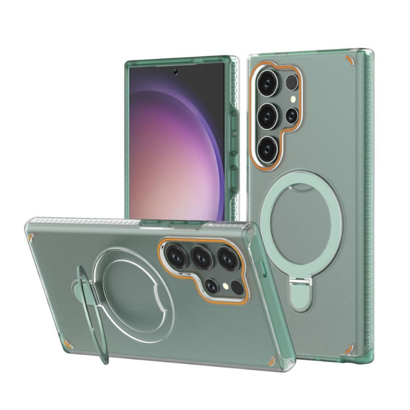 Colorful 2-in-1 Magnetic Stand Phone Case for Samsung