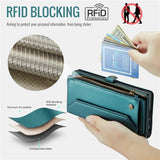 PU Leather Strap Card Holder Wallet Case for Samsung