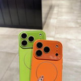 Skin-Friendly Magnetic Case with Lens Protector for iPhone