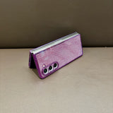 Ring Electroplate Sparkling Magnetic Phone Case for Samsung