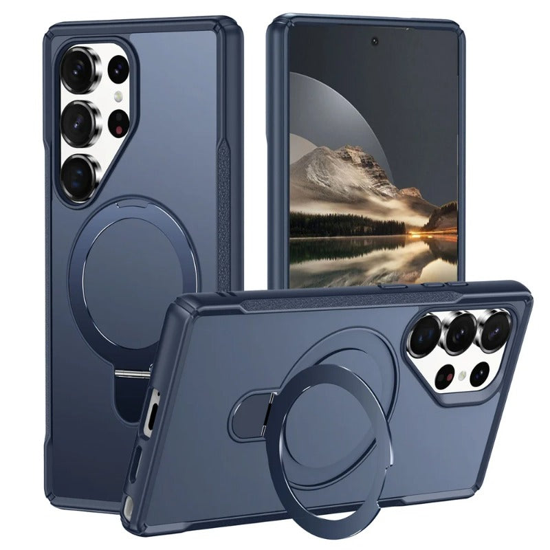 Luxury Magnetic Holder Folding Stand Phone Case for Samsung