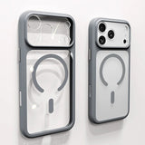 Clear Full-Coverage Magnetic Phone Case for iPhone
