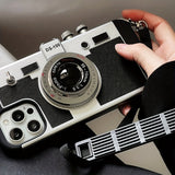 3D with Lanyard - Soft Fit Compatible Secure Grip  Case for iPhone