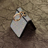 Luxury Bling Rhinestone Ring Holder Case for Samsung Z Flip