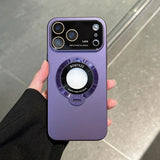 Magnetic Camera Protection With Stand Phone Case For IPhone