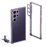 Aluminum Alloy Frame Bumper Metal Lens Phone Case for Samsung