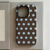 luxury Polka Dots Double-layer Phone Case for iPhone