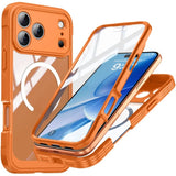 Outdoor Clear Magnetic Charging Shockproof Case for iPhone