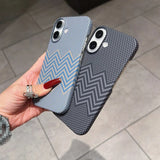 Ultra Thin Carbon Fiber Pattern Magnetic Case For iPhone