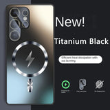Ultra-thin Magnetic Matte Lens Protector Shockproof Case for Samsung