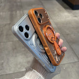 Breathable Cooling Magnetic Kickstand Shockproof Case for iPhone