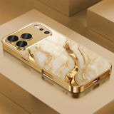 Gold Marble Stone Pattern Phone Case For iPhone