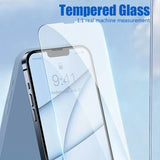 6 in 1 Tempered Glass Screen Protector For iPhone