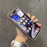 Luxury Business Leather Ring Stand Magnetic Case For iPhone