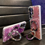 Rhinestone Glitter Transparent Phone Case for Samsung