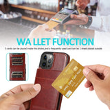 Retro Leather Flip with Card Slots Case for iPhone