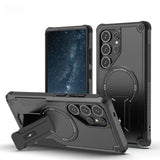 Concealed Stand Magnetic with Strap Phone Case for Samsung