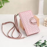 Diamond Grid Card Wallet Flip Leather Case for Samsung