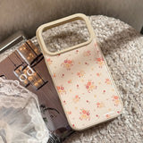 Epoxy Orange Floral Phone Case for IPhone