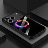 Tech Style Colorful Apple Pattern Electroplated Case for iPhone
