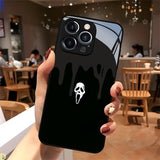 Screaming Ghost Face Mirror Case for iPhone