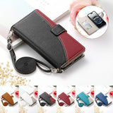 Leather Card Wallet Flip Case for Samsung