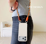 Hand-Woven Crossbody Long Lanyard Phone Case For Iphone