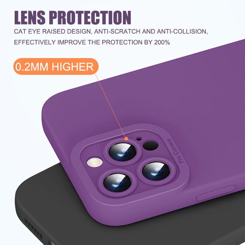 Liquid Silicone Shockproof Case For iPhone