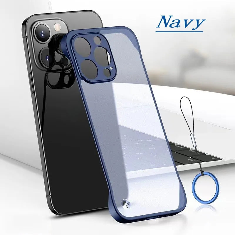 Matte Frameless Ultra Slim Case For iPhone