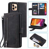 Luxury Wallet Flip Leather Case for iPhone
