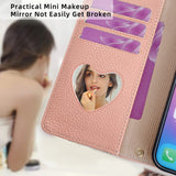 Fashion Leather Wallet Case with Lanyard for iPhone