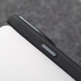 Color‑Block PC Leather Magnetic Anti‑Drop Case for iPhone