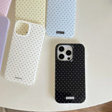 Polka Dot Small Fresh Slim Shockproof Case for iPhone