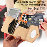 Crossbody Leather Wallet Phone Case for iPhone