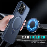 Luxury Magnetic Holder Folding Stand Phone Case for iPhone