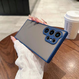 Shockproof Matte Transparent Phone Case for Samsung