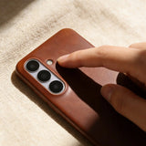 Luxury Vintage Genuine Leather Case For Samsung