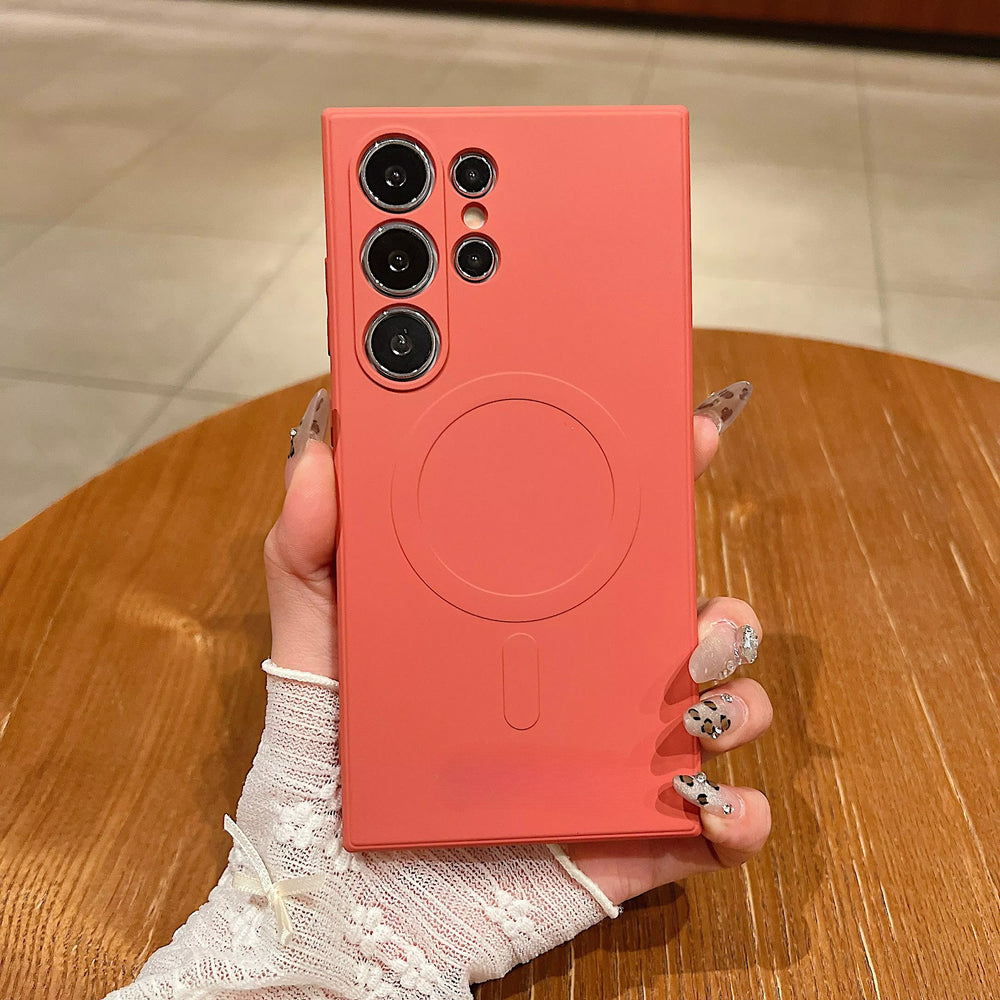 Liquid Silicone For Magsafe Magnetic Case for Samsung