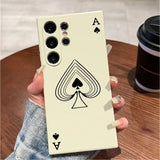 Poker Pattern Silicone Soft Phone Case For Samsung