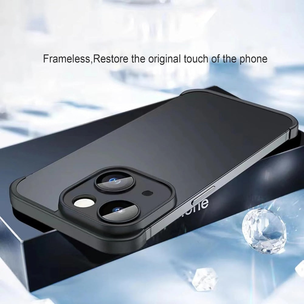 Frameless Lens Protector Case For iPhone