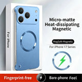 Thin Matte Frameless Magnetic Wireless Charging Case for iPhone